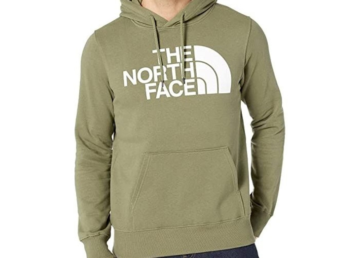 North Face Unisex Hoodie with Pocket in Green